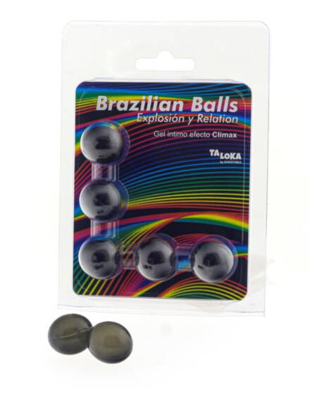 TALOKA - 5 BRAZILIAN BALLS CLIMAX EFFECT EXCITING GEL