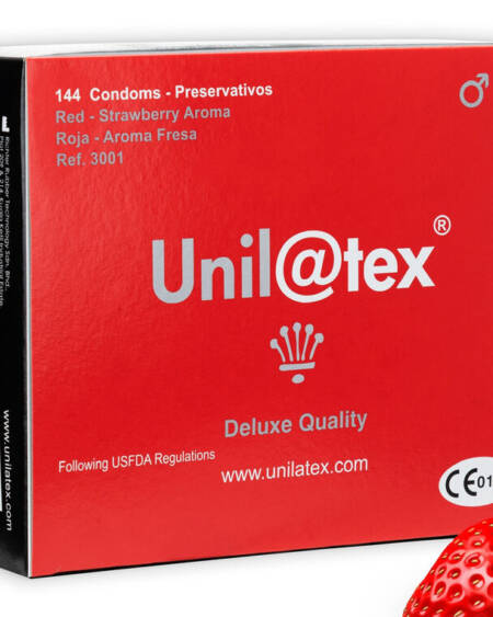 UNILATEX - RED / STRAWBERRY PRESERVATIVES 144 UNITS