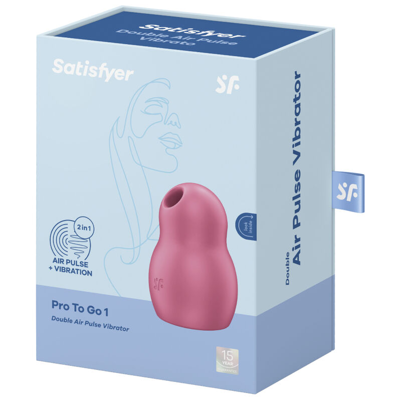 SATISFYER - PRO TO GO 1 ESTIMULADOR Y VIBRADOR DOBLE VERDE - Image 4