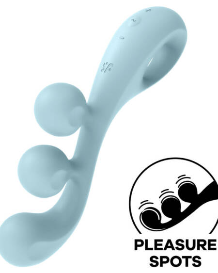 SATISFYER - TRI BALL 2 MULTI VIBRATOR BLUE