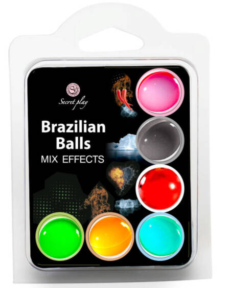 SECRET PLAY SET 6 BRAZILIAN BALLS MIX EFFECT
