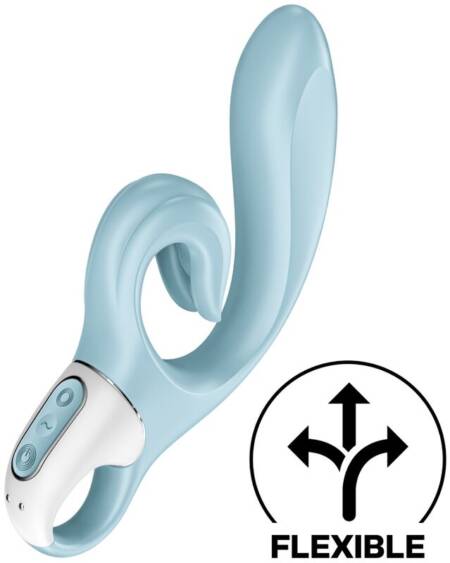 SATISFYER - LOVE ME RABBIT VIBRATION BLUE