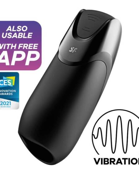 SATISFYER - MEN VIBRATION+ BLACK