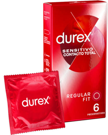 DUREX - SENSITIVE CONTACT TOTAL 6 UNITS