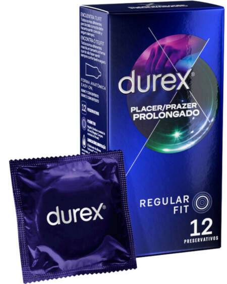 DUREX - PLEASURE PROLONGED DELAYED 12 UNITS