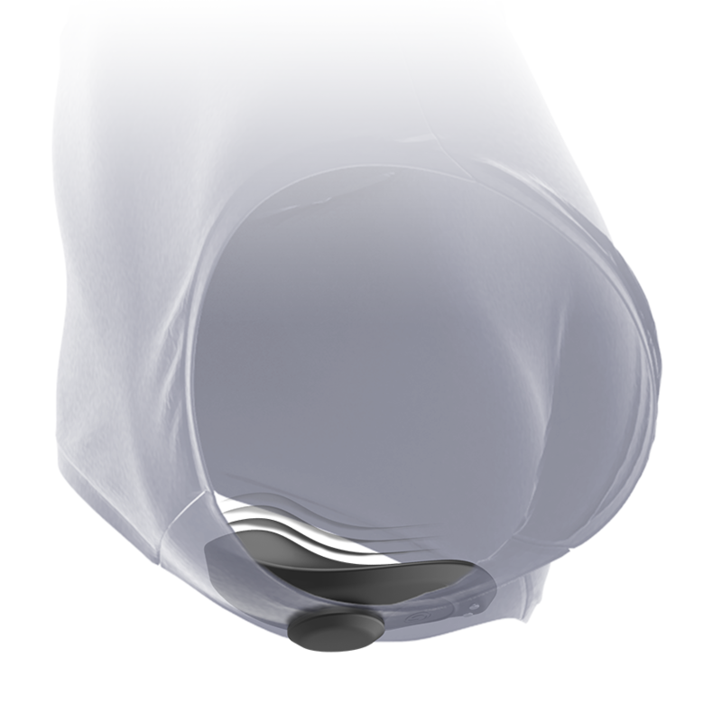 BLACKSILVER - PRESTON RECHARGEABLE SILICONE VIBRATOR PANTIE BLACK - Image 5