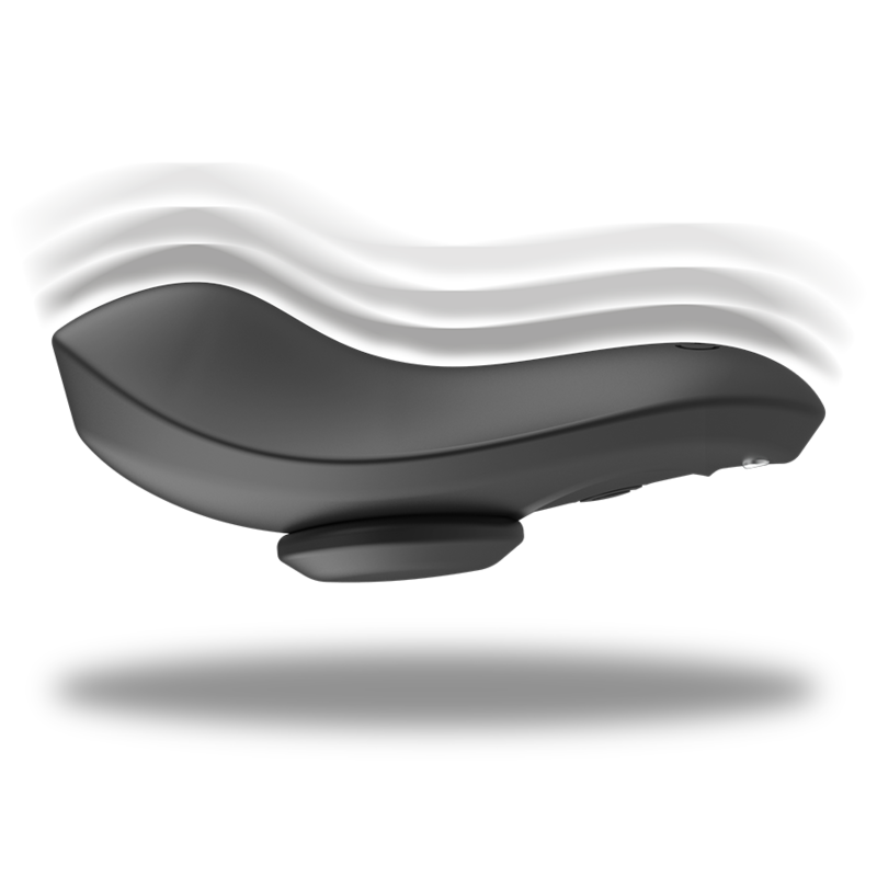 BLACKSILVER - PRESTON RECHARGEABLE SILICONE VIBRATOR PANTIE BLACK - Image 4