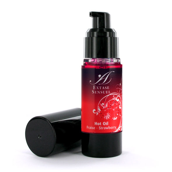 EXTASE SENSUAL - STRAWBERRY HEAT STIMULATING OIL 30 ML - Image 3