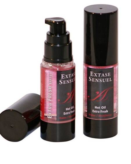 EXTASE SENSUAL - MASSAGE OIL WITH EXTRA FRESH STRAWBERRY EFFECT 30 ML