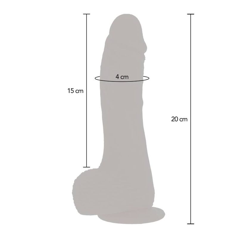 GET REAL - UPDOWN ROTATING VIBR DILDO SKIN – Bild 5