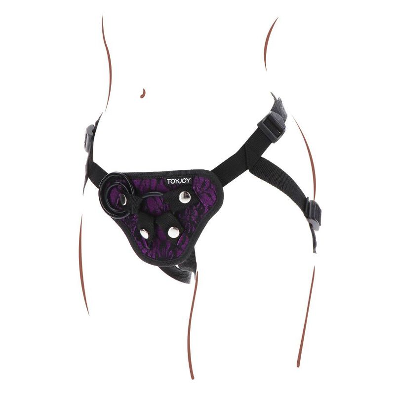 GET REAL - STRAP-ON LACE HARNESS PURPLE – Bild 5