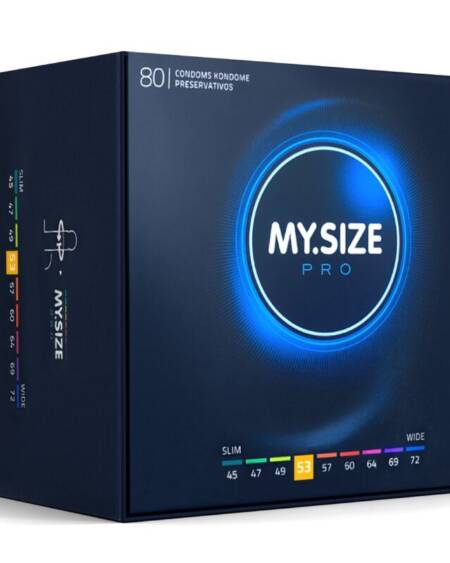 MY SIZE - PRO CONDOMS 53 MM 80 UNITS