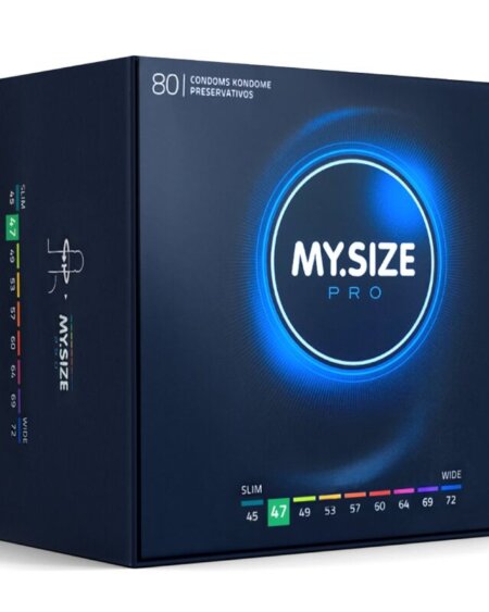 MY SIZE - PRO CONDOMS 47 MM 80 UNITS