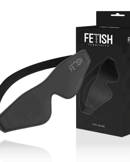 FETISH SUBMISSIVE - VEGAN LEATHER MASK WITH NOPRENE LINING