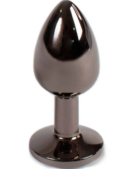 SECRETPLAY - GUNMETAL BUTT PLUG SMALL SIZE 7 CM