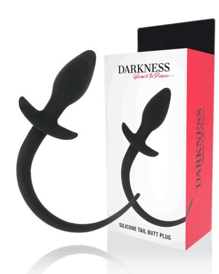 DARKNESS - ANAL PLUG 28 CM BLACK SILICONE