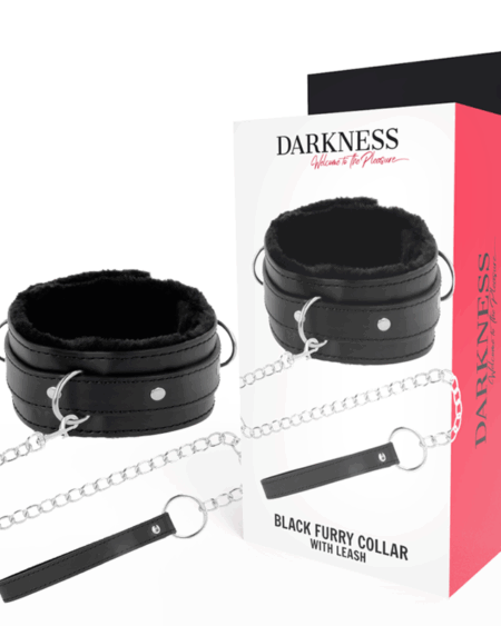 DARKNESS - COMFORTABLE POSTURE NECKLACE WITH LEATHER CHAIN