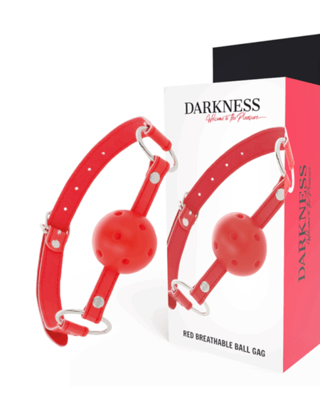 DARKNESS - RED BREATHABLE GAG
