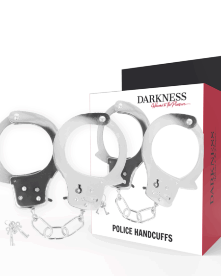 DARKNESS - METAL HANDCUFFS WITH KEYS