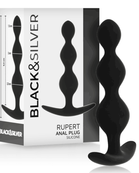 BLACKSILVER - RUPERT ANAL BALL CHAIN 10 CM
