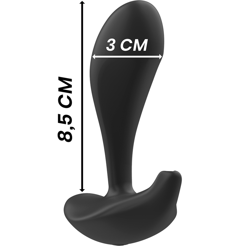 BLACKSILVER - DWAYNE ANAL PLUG SILICONE REMOTE CONTROL - Image 5