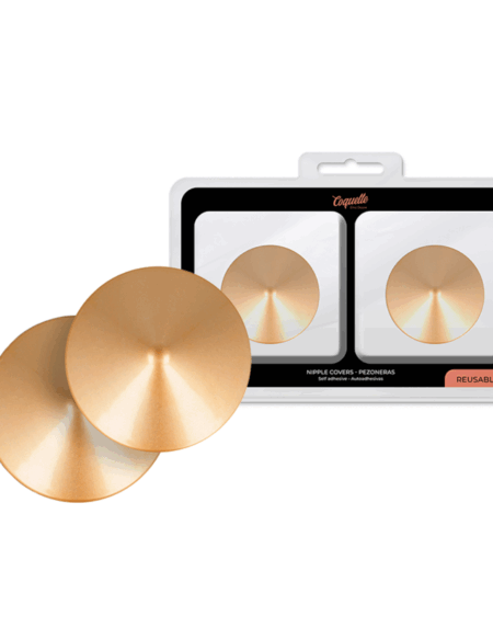 COQUETTE CHIC DESIRE - NIPPLE COVERS GOLDEN CIRCLES