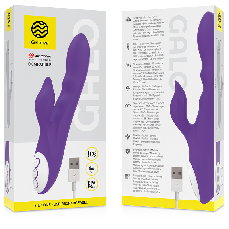 GALATEA - GALO LILAC VIBRATOR COMPATIBLE WITH WATCHME WIRELESS TECHNOLOGY - Image 2