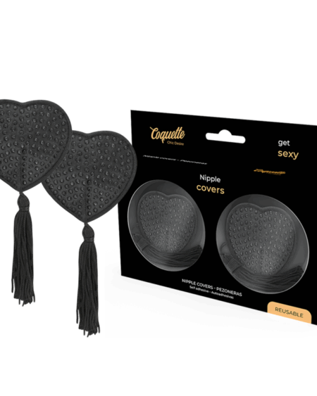 COQUETTE CHIC DESIRE - NIPPLE COVERS BLACK
