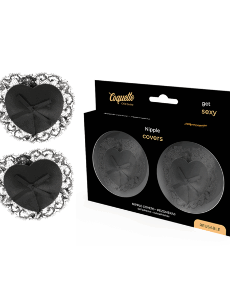 COQUETTE CHIC DESIRE - NIPPLE COVERS LACE BLACK