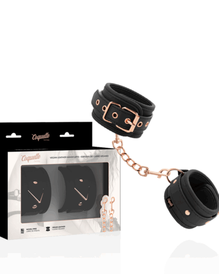 COQUETTE CHIC DESIRE - FANTASY VEGAN LEATHER HANDCUFFS