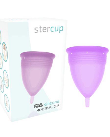 STERCUP - FDA SILICONE MENSTRUAL CUP VIOLET - SIZE S