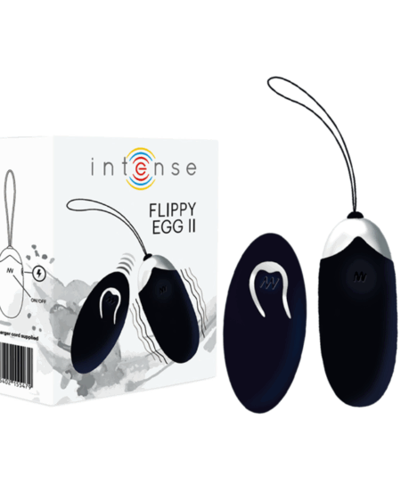 INTENSE - FLIPPY II VIBRATING EGG WITH REMOTE CONTROL BLACK