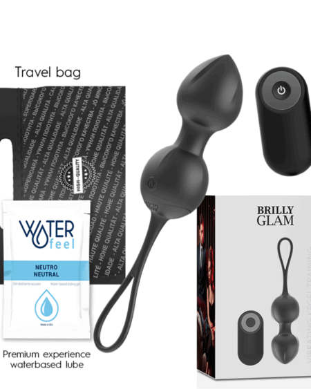BRILLY GLAM - VIBRATING KEGEL BEADS REMOTE CONTROL
