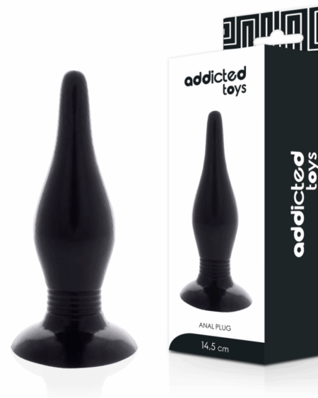 ADDICTED TOYS - ANAL PLUG 14.5 CM BLACK