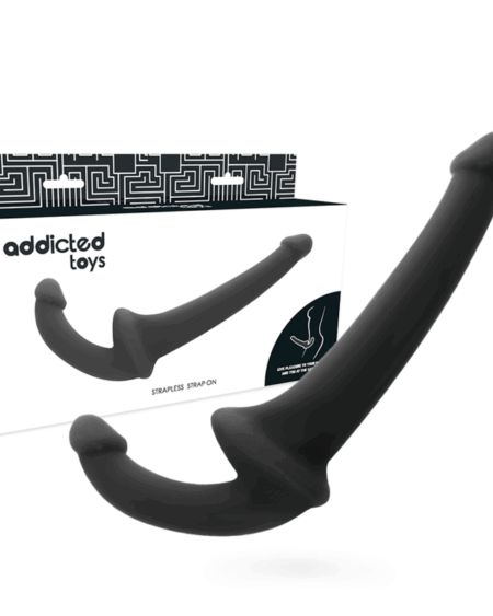 ADDICTED TOYS - DILDO WITH RNA S WITHOUT SUBJECTION BLACK