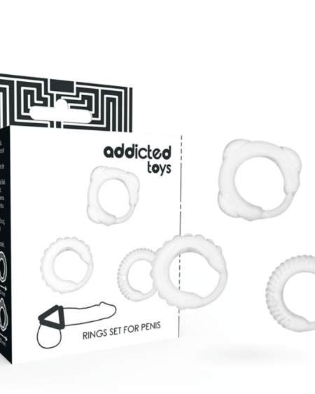 ADDICTED TOYS - C-RING SET CLEAR