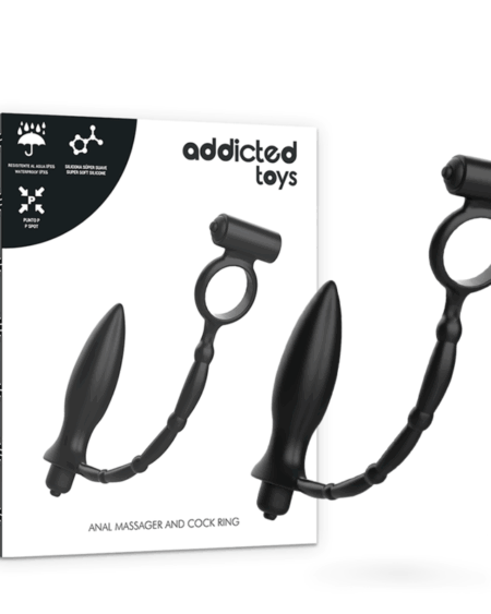 ADDICTED TOYS - ANAL PLUG WITH VIBRATORY RING