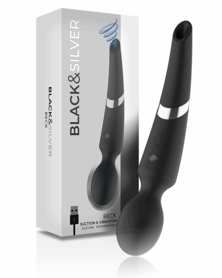 BLACKSILVER - BECK WAND AND 2-IN-1 SILICONE STIMULATING WAVES