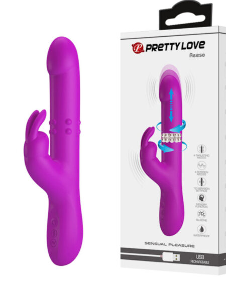 PRETTY LOVE - REESE VIBRATOR WITH PURPLE ROTATION