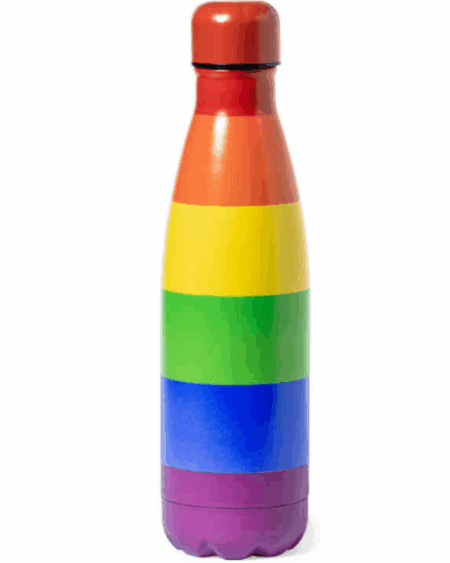 PRIDE - METALLIC HOT WATER HEATER WITH THE LGBT FLAG