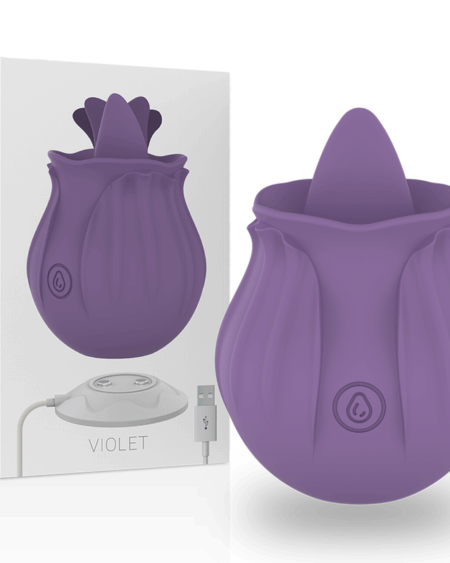 INTENSE - VIOLET CL TORIS STIMULATOR 10 VIBRATIONS LILAC