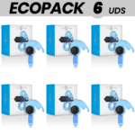 ECOPACK 6 UNITS - INTENSE FRY BLUE VIBRATOR RING
