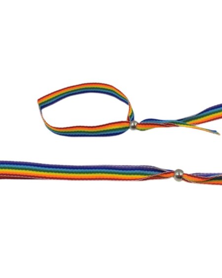 PRIDE - LGBT FLAG SILVER BALL BRACELET