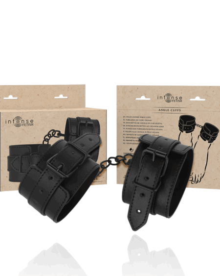INTENSE - FETISH VEGAN LEATHER ANKLE CUFFS