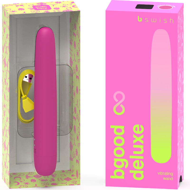 B SWISH - BGOOD INFINITE DELUXE RECHARGEABLE VIBRATOR PINK SILICONE - Image 2