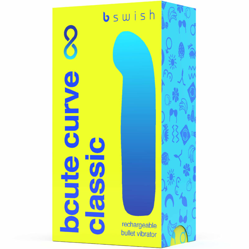B SWISH - BCUTE CURVE INFINITE CLASSIC RECHARGEABLE SILICONE VIBRATOR YELLOW - Image 4