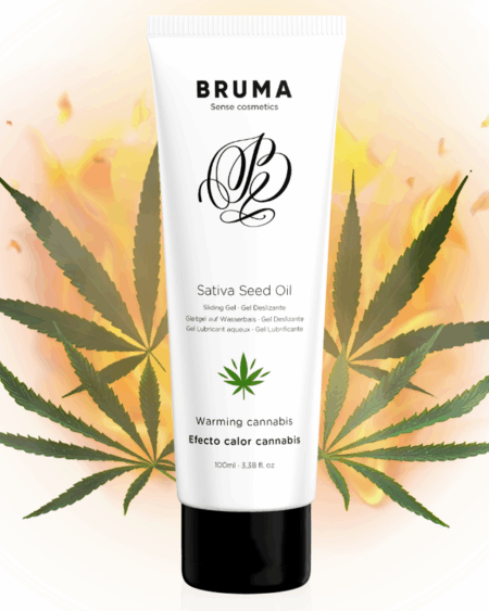 BRUMA - SATIVA SEED OIL SLIDING GEL WARMING CANNABIS FLAVOR 100 ML