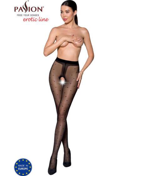 PASSION - TIOPEN 018 BLACK TIGHTS 1/2 20 DEN