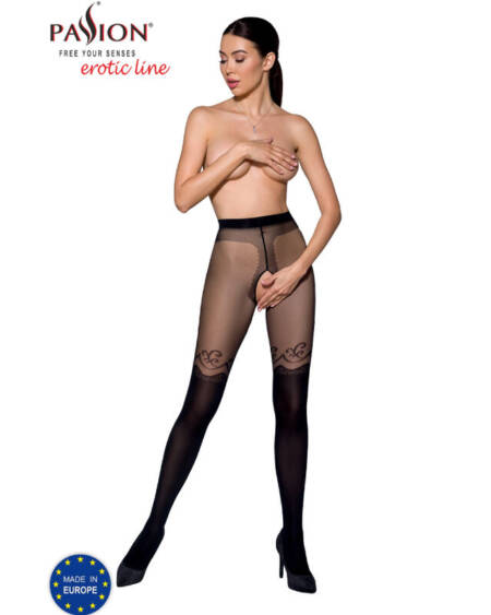 PASSION - TIOPEN 012 BLACK TIGHTS 1/2 20/40 DEN
