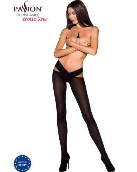 PASSION - TIOPEN 005 BLACK TIGHTS 1/2 60 DEN